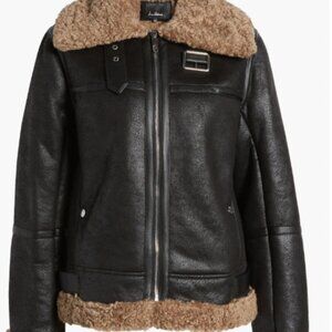 Sam Edelman Brown Shearling Jacket